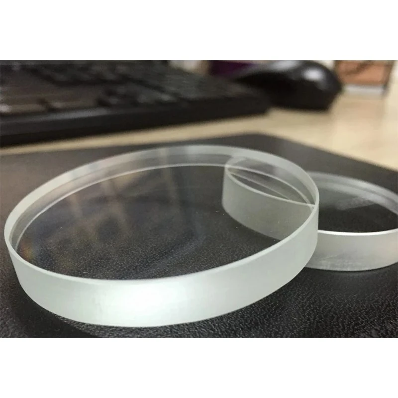 Round Transparent High Borosilicate Glass